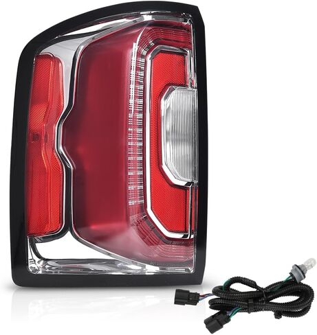 G-PLUS LED Tail Lights Assembly Rear Brake Lamps, Fit For GMC Acadia 2013 2014 2015 2016/Acadia Limited 2017 Driver And Passenger Side Red/Clear Lens in Kuwait