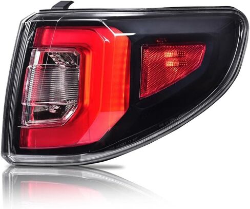 G-PLUS LED Tail Lights Assembly Rear Brake Lamps, Fit For GMC Acadia 2013 2014 2015 2016/Acadia Limited 2017 Driver And Passenger Side Red/Clear Lens in Kuwait