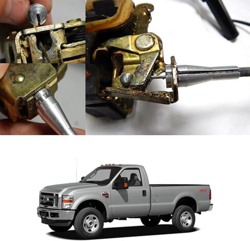 iFJF Door Handle Latch Cable Aluminum Repair Kit Latch Lock Cable Ends Replacement for F/E150 250 350 4 Sets in Kuwait