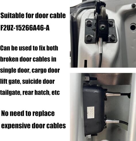 iFJF Door Handle Latch Cable Aluminum Repair Kit Latch Lock Cable Ends Replacement for F/E150 250 350 4 Sets in Kuwait