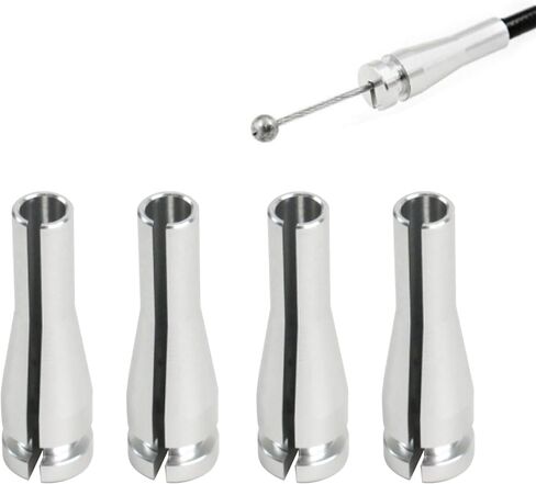 iFJF Door Handle Latch Cable Aluminum Repair Kit Latch Lock Cable Ends Replacement for F/E150 250 350 4 Sets in Kuwait