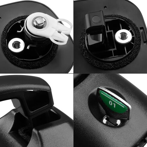 COOL STAR Outer Door Handle Assembly Compatible with Kubota Tractor M6040DHC M7040DHC M8540DHC M9540DHC M9960HDC M9000 M105S M4900 M8540 Assy Handle Outer Replaces 3F260-53252 3F260-53250 in Kuwait