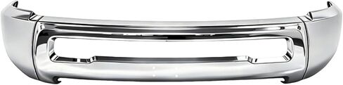 Front Bumper Impact Face Bar Compatibe with 2010-2018 Dodge RAM 2500 3500 W/O fog light hole,W/O Parking Sensor Hole Replace for CH1002391 68045699AB(3-Piece Design Chrome) in Kuwait
