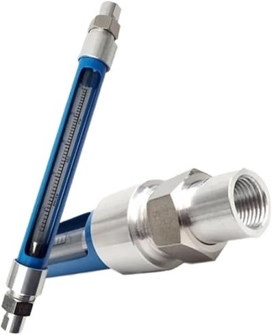 Anti corrosion threaded connection DN40 desulfurization and deacidification urea spray ammonia glass rotor flowmeter(Gas8-80m3 H) in Saudi Arabia