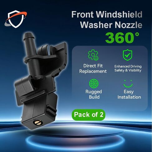 85381-12300 85381-12320 Front Windshield Washer Nozzle Kit Compatible with Toyota Highlander 2007-2023, Tundra 2006-2023, Corolla Camry RAV4 4Runner 10-23 Prius 2010-2015 Sequoia 2008-2020 GX460 2 SET in Kuwait
