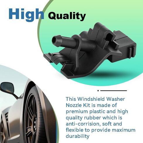 85381-12300 85381-12320 Front Windshield Washer Nozzle Kit Compatible with Toyota Highlander 2007-2023, Tundra 2006-2023, Corolla Camry RAV4 4Runner 10-23 Prius 2010-2015 Sequoia 2008-2020 GX460 2 SET in Kuwait