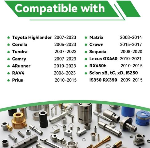 85381-12300 85381-12320 Front Windshield Washer Nozzle Kit Compatible with Toyota Highlander 2007-2023, Tundra 2006-2023, Corolla Camry RAV4 4Runner 10-23 Prius 2010-2015 Sequoia 2008-2020 GX460 2 SET in Kuwait