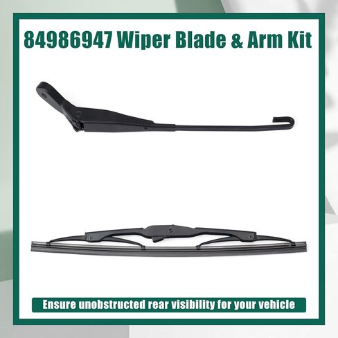 YUXIVCNE 84986947 Rear Windshield Wiper Blade and Arm Kit Compatible with Cadillac XT5 2017 2018 2019 2020 2021 2022 2023 2024 2025 in Kuwait