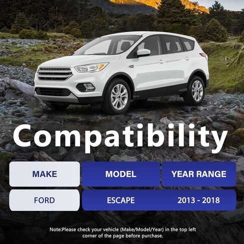 طقم تعليق ذراع التحكم العلوي الخلفي للسائق والراكب الخلفي متوافق مع جميع موديلات Ford Escape 2013-2018 in Kuwait