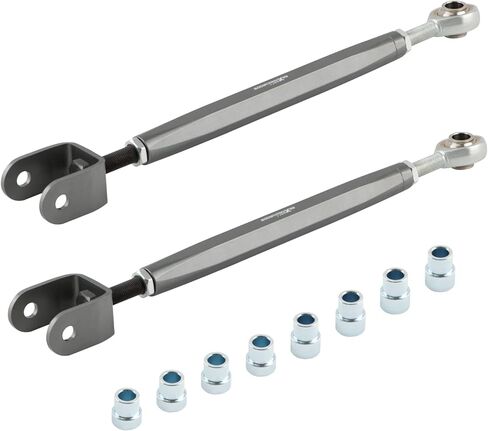 maXpeedingrods Rear Adjustable Toe Arms for Nissan 350Z Z33 2003-2009, for Infiniti G35 2003-2007, -2° to +2°, Gray in Kuwait