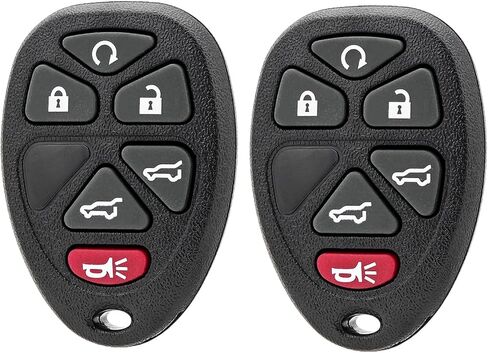 Car Key Remote Key Fob For 2007-2014 GMC Yukon , 2007-2013 Cadillac Escalade, Chevy Suburban Tahoe Traverse Keyless Entry Remote Key OUC60270, OUC60221,15913427 (Pack of 2) in Saudi Arabia