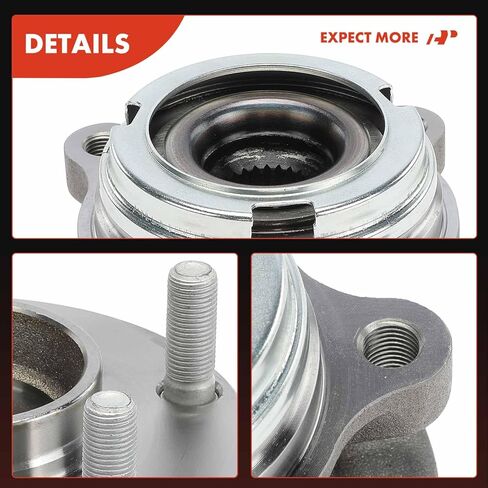 A-Premium Front Wheel Bearing and Hub Assembly with 5-Lug Compatible with Nissan GT-R GTR 2009-2021, AWD in Kuwait