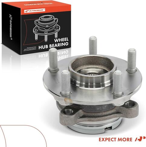 A-Premium Front Wheel Bearing and Hub Assembly with 5-Lug Compatible with Nissan GT-R GTR 2009-2021, AWD in Kuwait