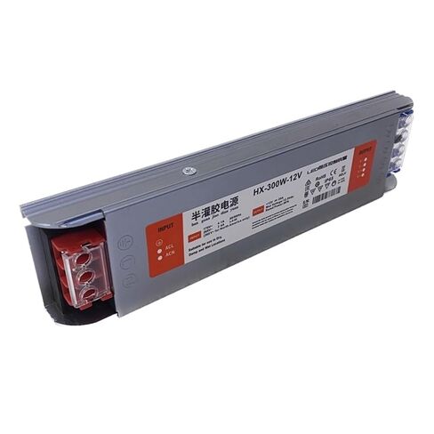 1pcs 300W Ultra Thin Slim Power Supply DC12V 25A Lighting AC 220V Converter Driver 24V 12.5A(24V 300W) in Kuwait