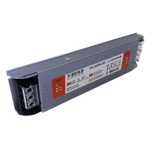 1pcs 300W Ultra Thin Slim Power Supply DC12V 25A Lighting AC 220V Converter Driver 24V 12.5A(24V 300W) in Kuwait
