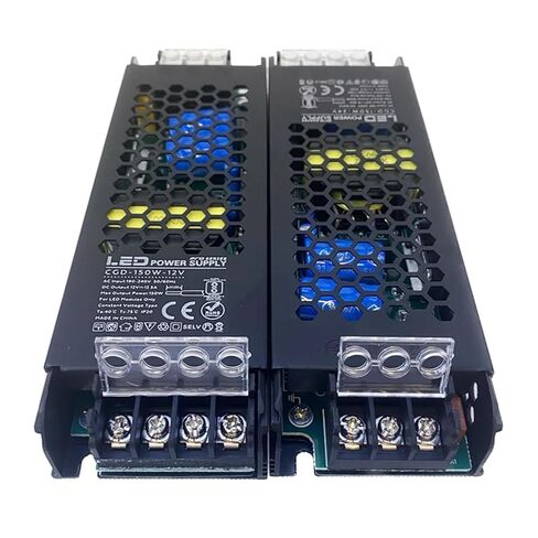 1pcs Slim Strip LED Power Supply DC 12V 12.5A 24V 150W Transformer AC190-240V 24V 6.25A Converter Adapter(12V 150W) in Saudi Arabia