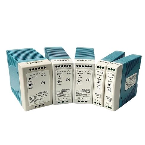 1pcs MDR Series Power Supply Switch 10W 20W 40W 60W 100W Single Output Switching AC/DC Industrial Din Rail 12V 24V(24V,MDR-10) in Kuwait