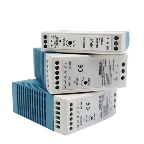 1pcs 5V 12V 24V 48V Power MDR-20W 60W 100W Industrial AC/DC Din Rail Power Supply Switch Single Output Switching(MDR-100-12V) in Kuwait