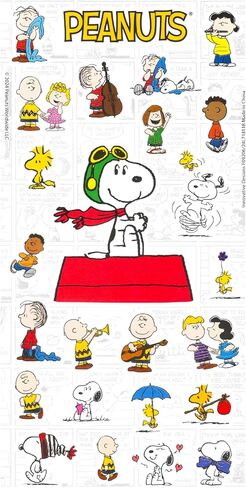 Snoopy Mouse Pad - Peanuts Office Supplies Bundle with Mousepad with Anti-Slip Rubber Base for Computers Laptop Plus Stickers, More | Snoopy Desk Accessories in Kuwait