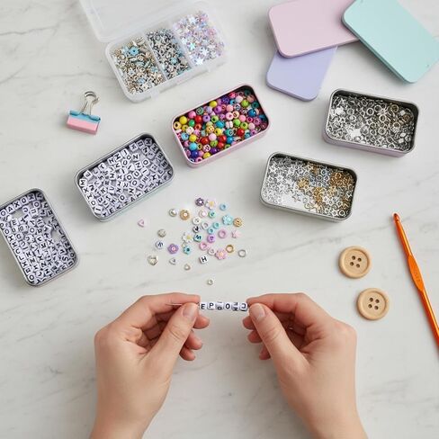 Elegaperma 8 Pcs Small Metal Tin,6 × 3.4 × 1.1 CM Slide Small Tin, Secure Closure Gums Container for Pocket, Travel, Tiny Items and Storage Jewelry Bead,Candy,Pill,Needle in Kuwait