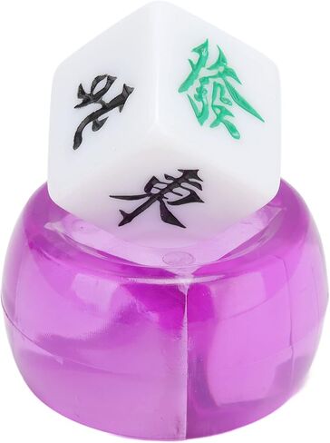 Mahjong Dice, 5Pcs Mahjong Wind Direction Dices South West North Sphere Game Dice for Entertainment (Transparent Blue) in Saudi Arabia