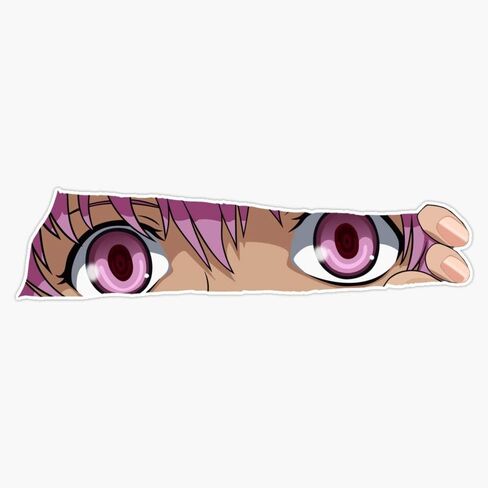 Yuno Gasai Ripping Through You Vinyl Waterproof Sticker Decal Car Laptop Wall Window Bumper Sticker 5" in Kuwait