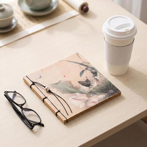 1Pc Sketchbook with Tassel Thread-Bound Notebook, Sketch Pad, Notepad, Diary, Art Book, Blank Drawing Book in Kuwait