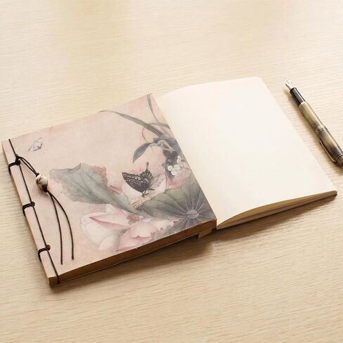 1Pc Sketchbook with Tassel Thread-Bound Notebook, Sketch Pad, Notepad, Diary, Art Book, Blank Drawing Book in Kuwait