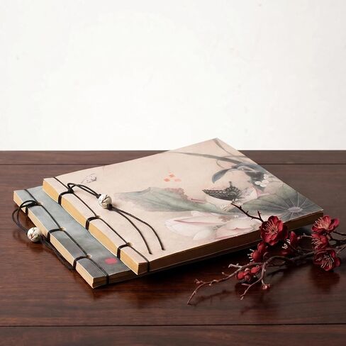 1Pc Sketchbook with Tassel Thread-Bound Notebook, Sketch Pad, Notepad, Diary, Art Book, Blank Drawing Book in Kuwait