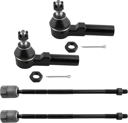 BOXI 4pcs Front Inner Outer Tie Rod Ends Fit for Ford Windstar 1995 1996 1997 1998 1999 2000 2001 2002 2003 Van 3.0L 3.8L | ES3181 EV315 in Kuwait