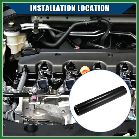 Motoforti Car Straight Coupler Silicone Hose Front Universal Intake Reducer Intercooler Silicone Tube/Inner for Car/Durable 4-Ply 1.75" ID / 1 Pcs Black Long-lasting in Kuwait