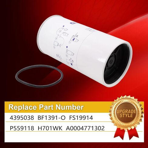 4395038 Fuel Filter Replace BF1391-O FS19914 P559118 H701WK A0004771302 Compatible with Perkins 1104D-E44T 1104D-E44TA 1106D-E70TA Diesel Engine in Kuwait