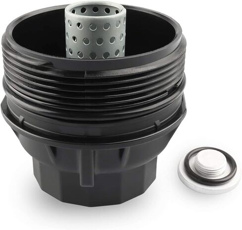 DIINGO Oil Filter Housing Cap Assembly Replacement for Toyota Lexus 15620-36020 & Plug Drain 15643-31050 Toyota Avalon Camry Rav4 2.5L Highlander Sienna 2.7L Tacoma in Saudi Arabia