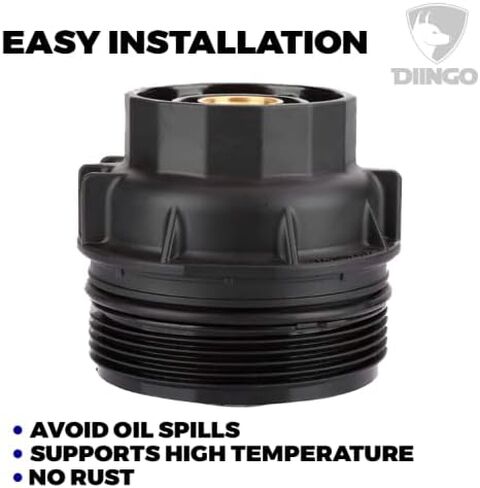 DIINGO Oil Filter Housing Cap Assembly Replacement for Toyota Lexus 15620-36020 & Plug Drain 15643-31050 Toyota Avalon Camry Rav4 2.5L Highlander Sienna 2.7L Tacoma in Saudi Arabia