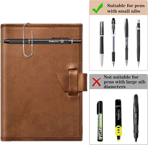 20PCS Pen Clip, Metal Pen Clip for Notebook, Paper Clip Pen Holders for Notebook Clipboard Journals Planner Office Accessories Silver in Saudi Arabia