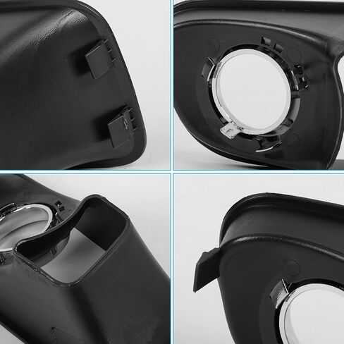 Front Fog Light Cover for Dodge Charger SRT8 2012-2014 Accessories, Fog Lamp Chrome Bezel Driver and Passenger Side Replaces for Dodge Charger SRT8 68072020AA 68072021AA CH1038153 CH1039153 in Kuwait
