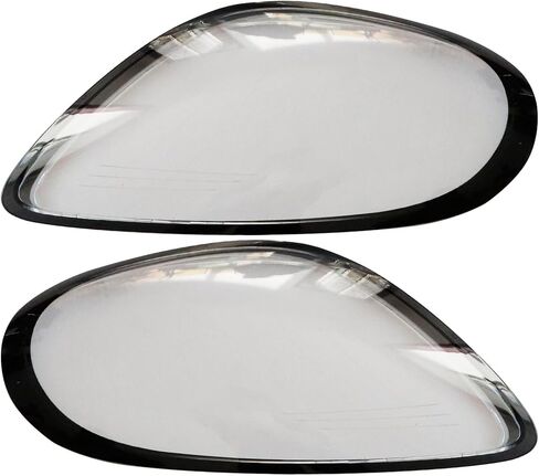 FZJDSD Headlight Lens Cover Shell Left + Right Compatible with Porsche Boxster Cayman 981 2014-2016 in Kuwait