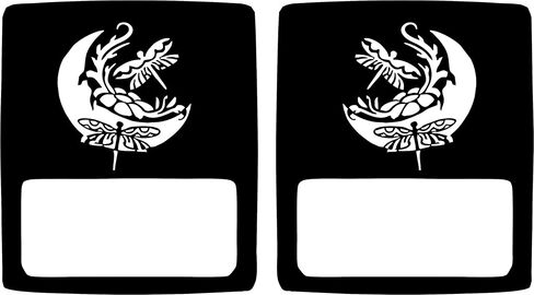 Moon and Dragonfly Tail lamp Light Covers (Non-LED) Compatible with Jeep Wrangler JL Models (2018-Present) in Kuwait