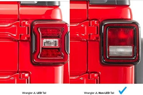 Moon and Dragonfly Tail lamp Light Covers (Non-LED) Compatible with Jeep Wrangler JL Models (2018-Present) in Kuwait