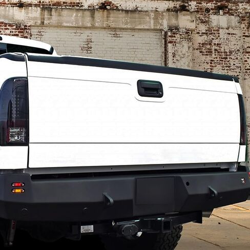 Spec-D Tuning Black Tailgate Cap Molding Protector Cover Compatible with 1999-2007 Ford F250 F350 Super Duty in Kuwait