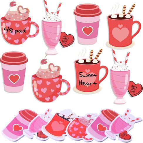 48 Pads 1440 Sheets Teacher Sticky Notes Pencil Note Pads Appreciation Gifts Self Adhesive Memo Pad Cute Gifts in Kuwait