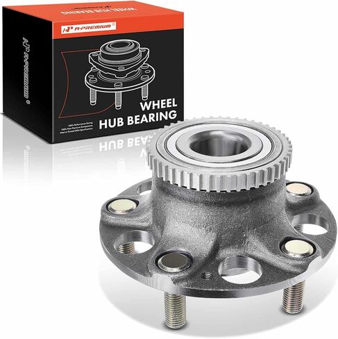 A-Premium Rear Wheel Bearing and Hub Assembly with ABS Ring & 5-Lug Compatible with Acura TL 2004-2008, Accord 2003-2007 in Kuwait