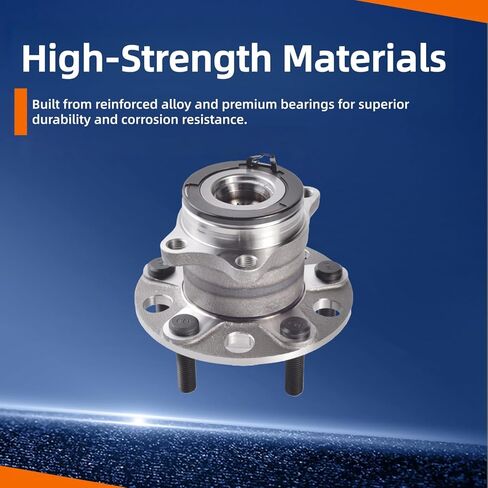 512333 Rear Wheel Bearing Hub Assembly 5 lugs W/ABS Compatible with Dodge Caliber 2007-2008, for Jeep Compass 2007-2017, Patriot 2007-2017 AWD/ 4WD [Replace#05105770AC, 5105770AA, MN101397] in Kuwait