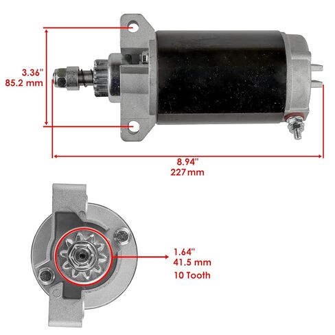 Caltric Starter Compatible with Mercury 50-822462 50-822462-1 50-822462T 50-822462T1 50-893890T in Kuwait