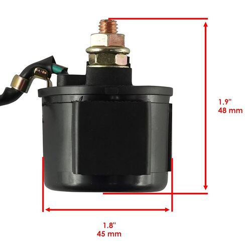 Caltric Starter Relay Solenoid Compatible with Yamaha Raptor 90 YFM90 2009 2010 2011 2012 2013 in Kuwait
