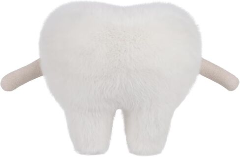 Apricot Lamb Toys Plush White Healthy Tooth Stuffed Tooth Soft Cuddly Perfect for Kids 10.6 Inches in Kuwait