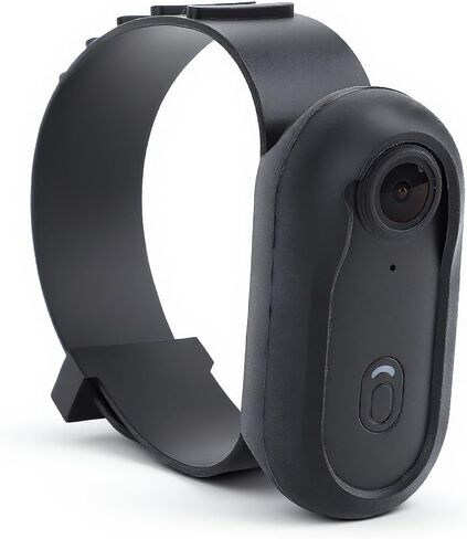 Yoidesu Cat Camera Collar, 4K 30FPS 8MP Pet Dog Collar Camera, 120° Wide Angle Magnetic Action Camera, Pocket Wearable Body Camera with Back Clip for Outdoor Sports Vlogging (Black) in Kuwait
