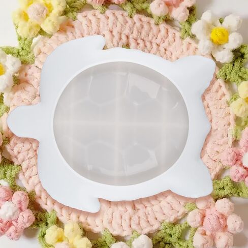 Texture Large Turtle Resin Tray Silicone Mold Concrete Trinket Plate Dish Epoxy Resins Mould for DIY Handmade Decoration Crafting Gift, Jewelry Holder Container Mould【Large Mold】 in Saudi Arabia