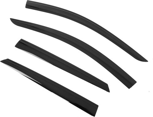 FREEMOTOR802 Low-Profile Window Deflectors Fits 2017-2025 Cadillac XT5 | Tape-on Mount Rain Guards Side Window Visors Wind Deflectors Dark Tinted Acrylic 4-Piece in Kuwait
