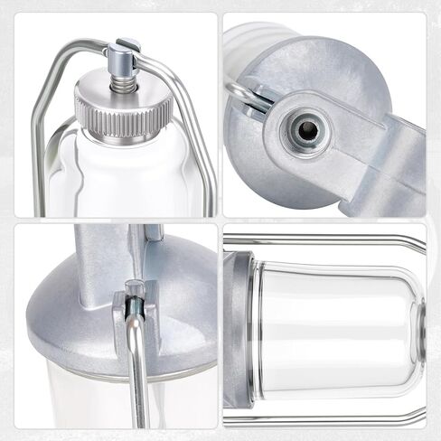 311272 Fuel Sediment Bowl Assembly Compatible with Ford Tractor NAA 600 700 800 900 2000 4000, for 4-Cylinder 134 172 CID Gas Engines, Glass Fuel Filter Bowl with Gasket & Bolt, Replaces # NCA9155D in Saudi Arabia